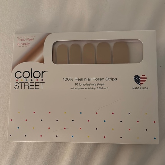 Color Street Nail Polish Strips - Tan - Picture 1 of 3